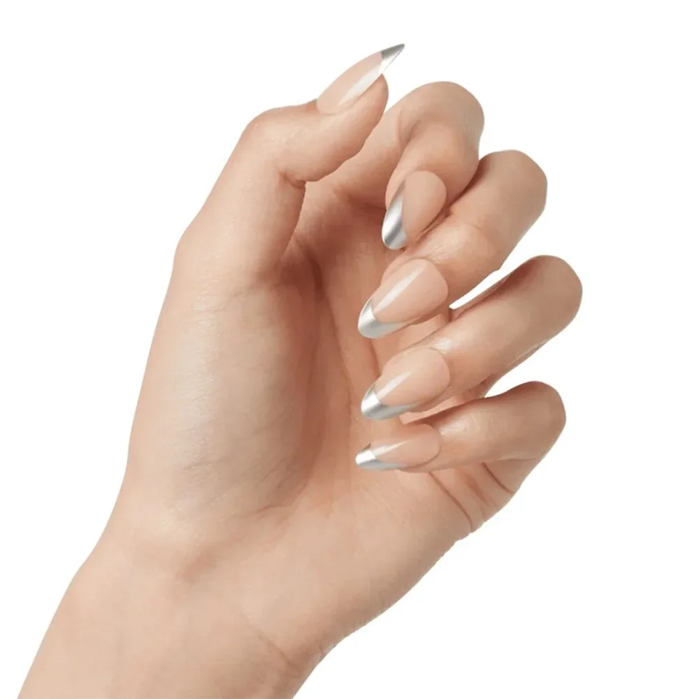 Kiss French Design Nails Medium Length - Up To You.